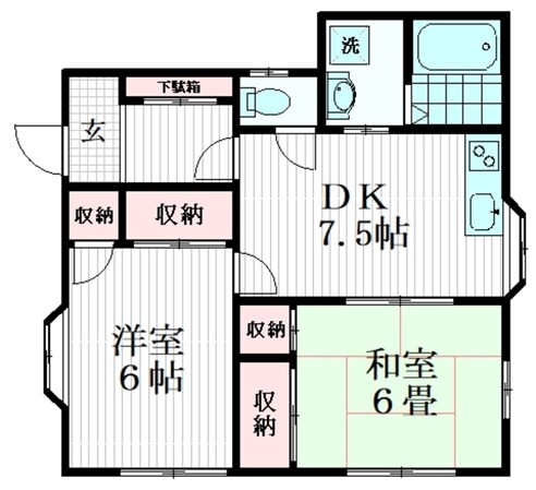 カサマロンの物件間取画像